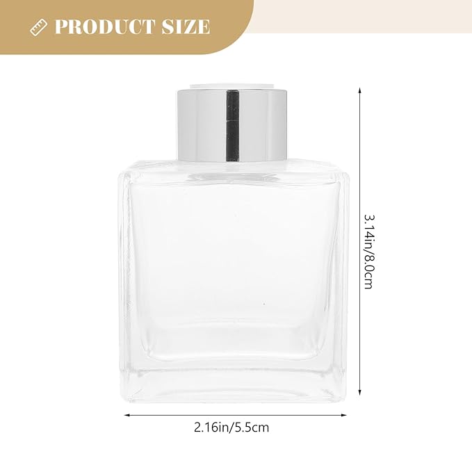 3Pcs Glass Diffuser Bottles Refillable Aroma Bottle - Image 2