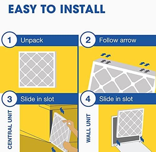 Aerostar 20x25x1 MERV 6 Pleated Air Filter, AC Furnace Air Filter, 6 Pack - Image 6