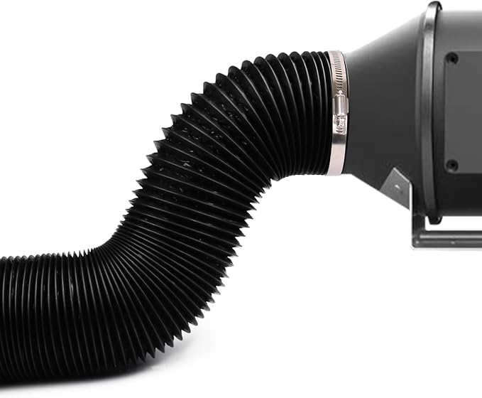 YIJUHOU Dryer Vent Hose Flexible: 3 Inch 17FT Flexible Aluminum PVC Insulated - Image 7