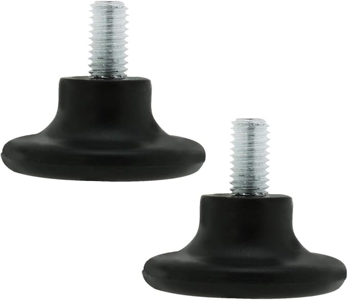 uxcell M8 x 18 x 45mm Screw on Furniture Glide Leveling Feet Floor Protector by uxcell