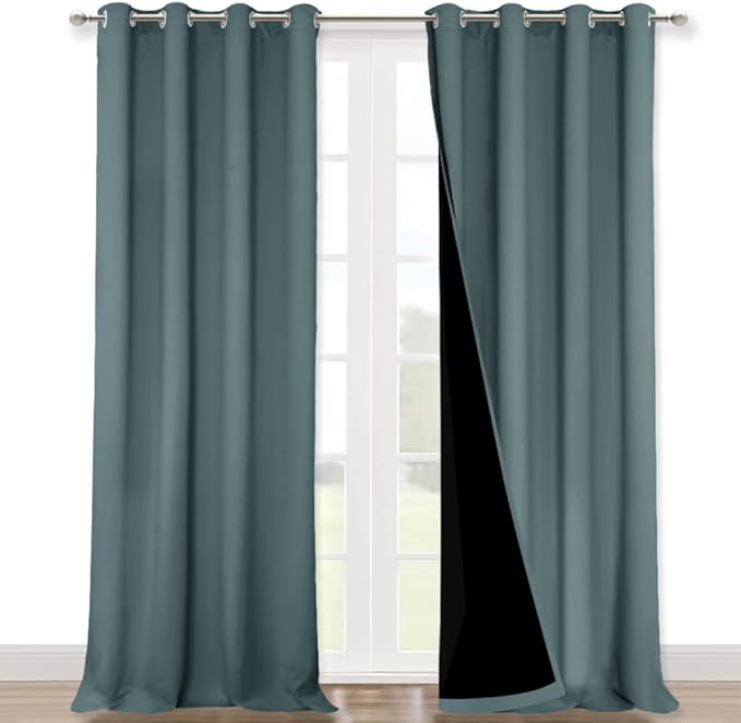 NICETOWN 100% Blackout Blinds, Laundry Room Decor Window Treatment Curtains by NICETOWN