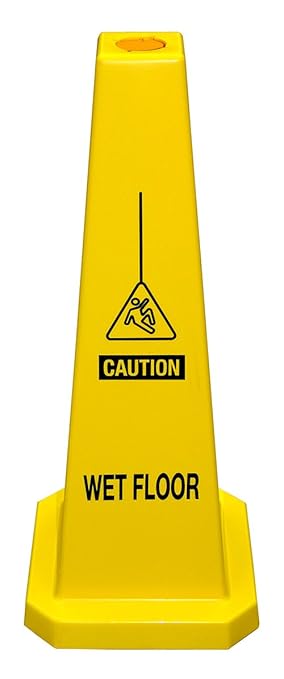 Cortina Lamba 36" Cone 'Caution Slippery' English/French by Cortina+Safety+Products