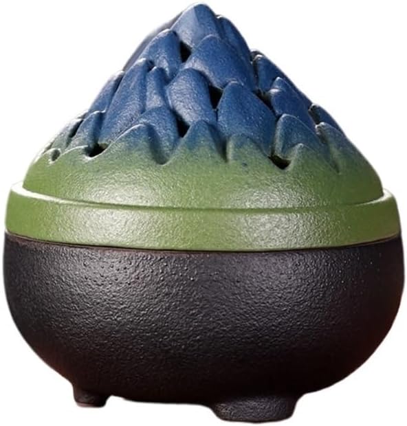 Waterfall Censer Ceramic Incense Burner Indoor Incense Agarwood Sandalwood Box by Unknown