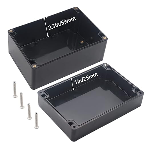 Watertight Junction Box, IP67 Waterproof Project Box Durable ABS Plastic - Image 4