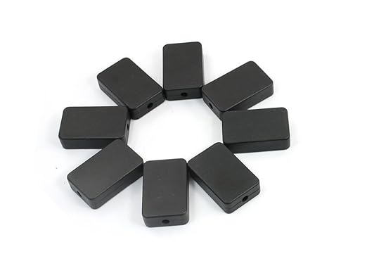 YXQ 55 x 35 x 15mm Black Waterproof Junction Box Electrical Small Project Case by YXQ