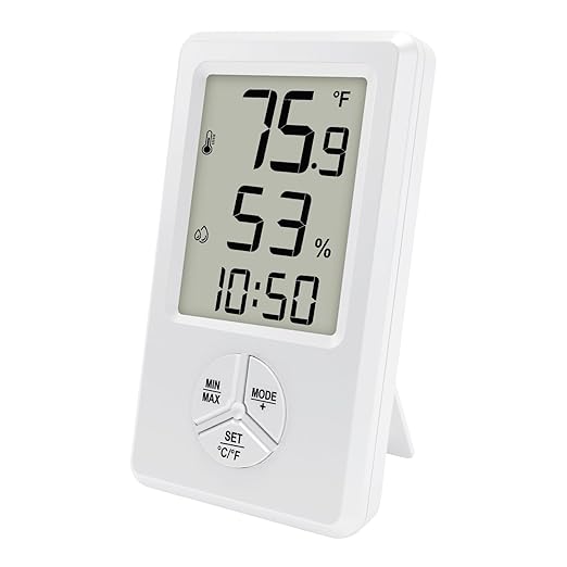 Urageuxy Digital Hygrometer Indoor Thermometer Humidity Meter by Urageuxy