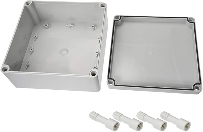 Co. 6" x 6" x 3" Weather & Dust Proof PS Plastic Junction Conduit Box Enclosure - Image 5