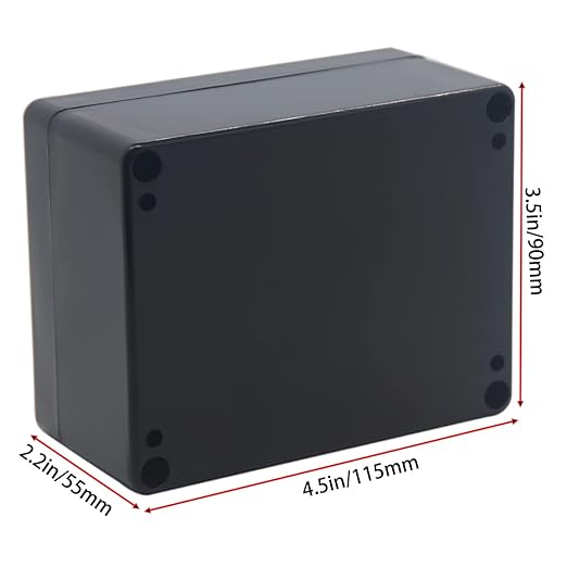 Watertight Junction Box, IP67 Waterproof Project Box Durable ABS Plastic - Image 2
