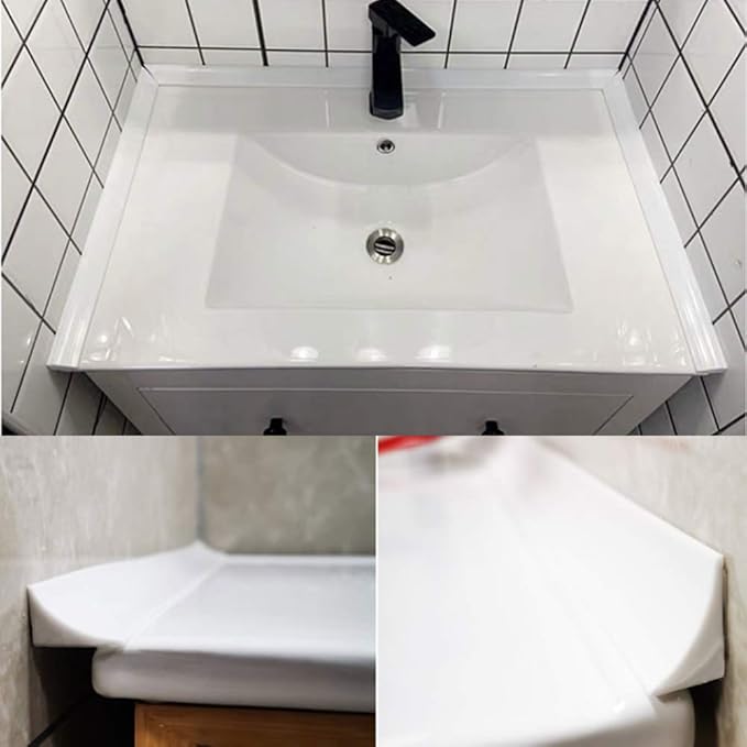 39 Inch Shower Threshold Water Dam Barrier Door Bottom Seal Strip, Silicone - Image 5