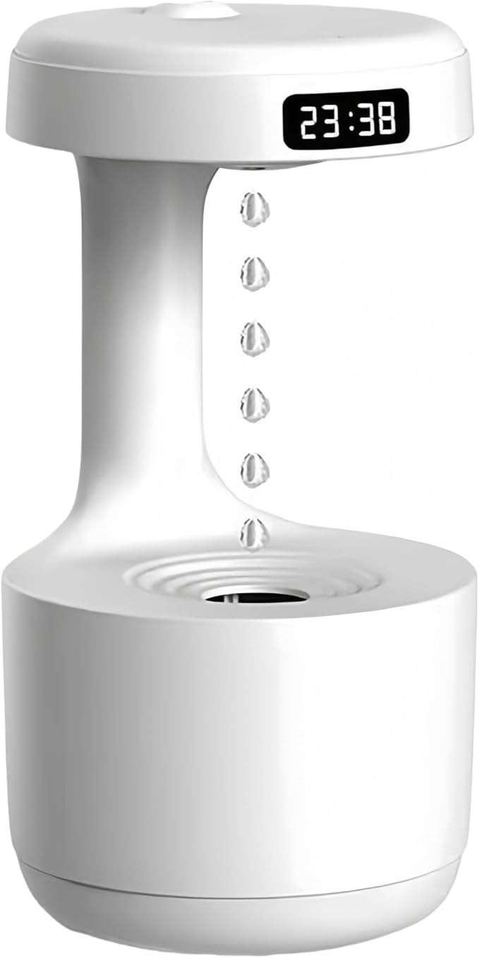 Humidifiers for Bedroom, 800ml Cool Mist Air Humidifie, Anti-Gravity Digital by JIEHET