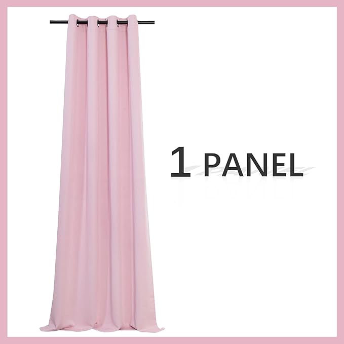 MYSKY HOME Blackout Curtains for Bedroom, Grommet Room Darkening Curtains - Image 5