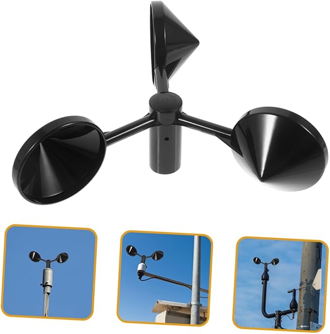 Sosoport 8pcs Outdoor Wind Speed Anemometer Cup Wind Speed Gauges Professional - Image 8