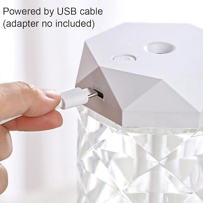 USB Desktop Crystal Humidifier 400ml - Image 5