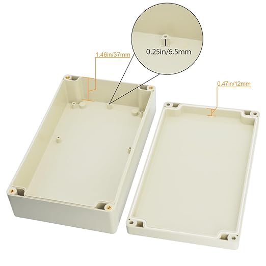 LeMotech Waterproof Dustproof IP65 ABS Plastic Junction Box Universal Electric - Image 4