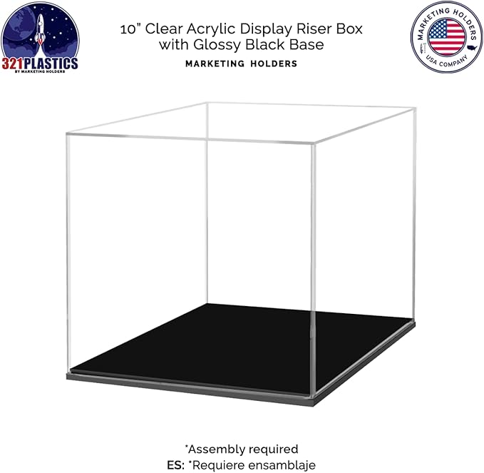 10 Inch Clear Acrylic Display Box - Image 5
