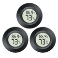 3 Pack Mini Hygrometer Thermometer Digital Humidity Meter Indoor/Outdoor by JEDEW