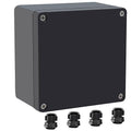 Junction Box IP65 Waterproof ABS Plastic Electrical Project Case Power Junction by Otdorpatio