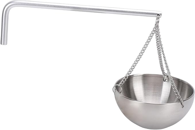 Stainless Steel Sauna Aromatherapy Bowl, Swing Arm Design Essential Oil Diffuser by Unknown