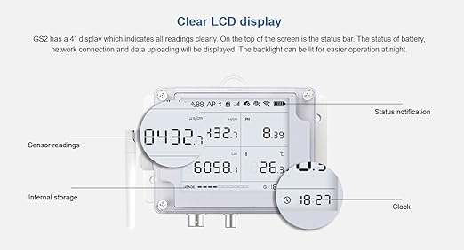 Ubibot Thermometer Hygrometer, Wireless Temperature Data Logger, Remote - Image 3