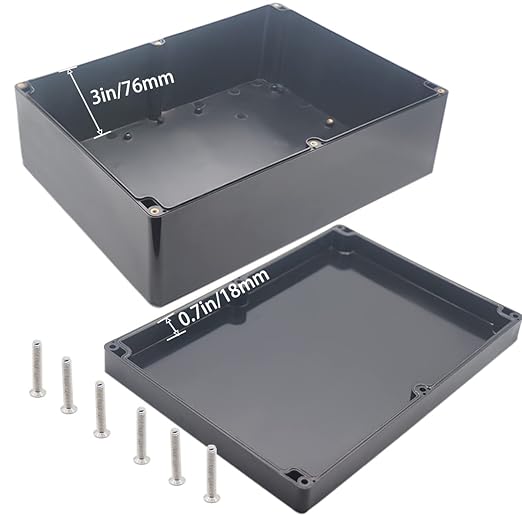 Watertight Junction Box, IP67 Waterproof Project Box Durable ABS Plastic - Image 4