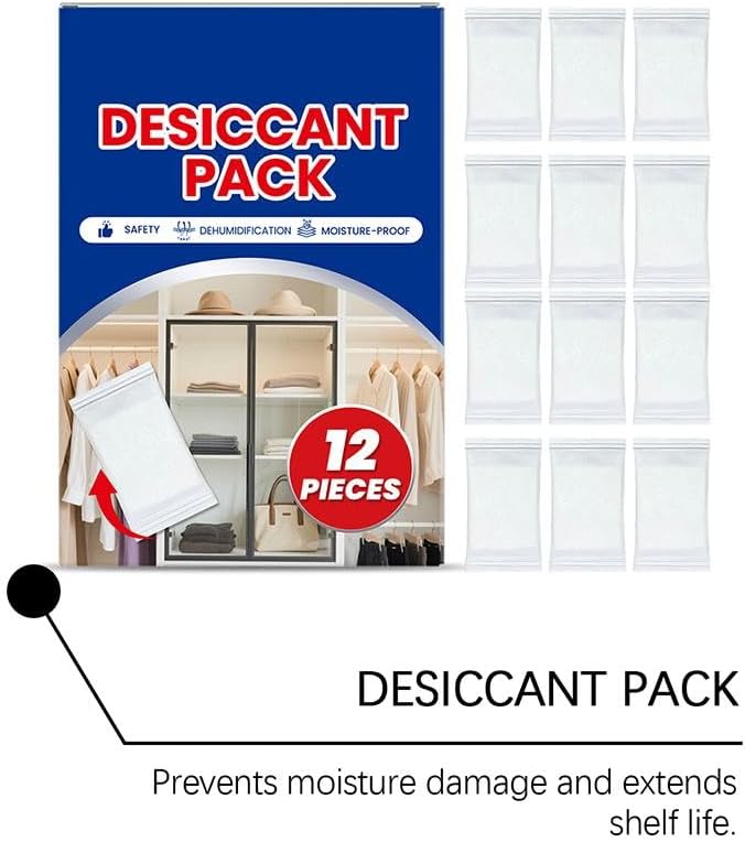 100g Rechargeable Desiccant Packs 12-Pack - Image 2