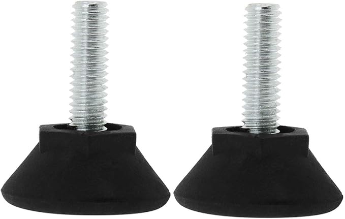 uxcell M6 x 20 x 25mm Furniture Glide Leveling Feet Adjustable Leveler Floor by uxcell