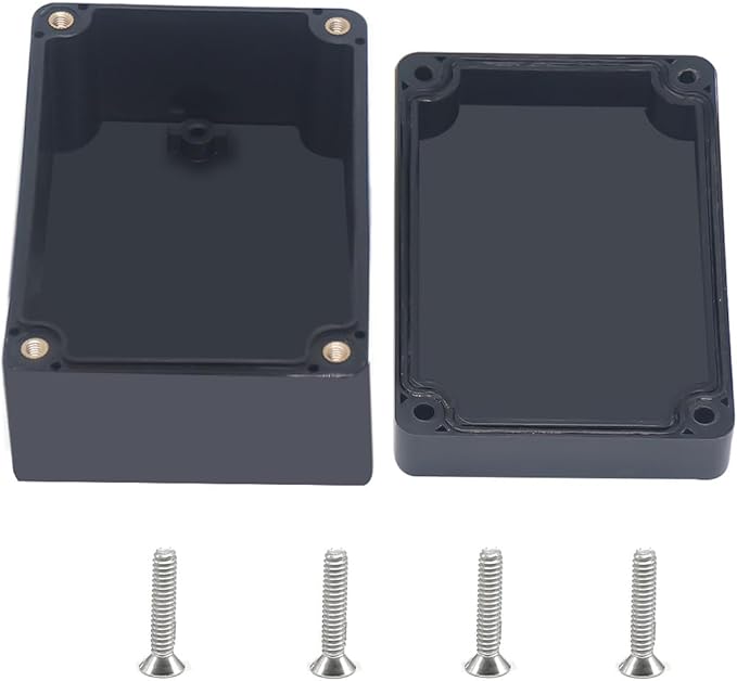 Outdoor Waterproof Junction Box IP67 Project Box ABS Black Electrical Boxes by Otdorpatio