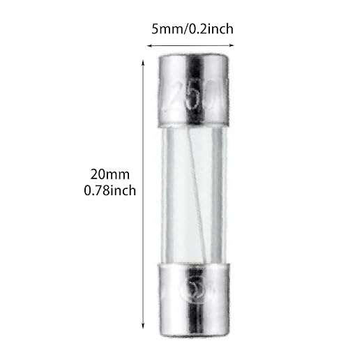Fast Blow Fuse F20AL250V 5x20mm Pack of 10 Glass Fuse 20A 20Amp 250V Glass - Image 2