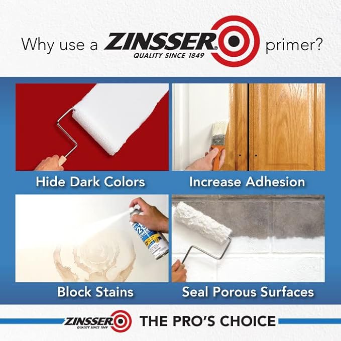 Rust-Oleum Zinsser 276087-4PK Mold Killing Primer, 4 Pack - Image 8