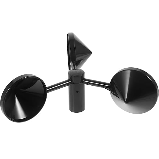 VANZACK Wind Direction Indicator 3-Cup Wind-Speed Sensor Anemometer Cover Air - Image 8