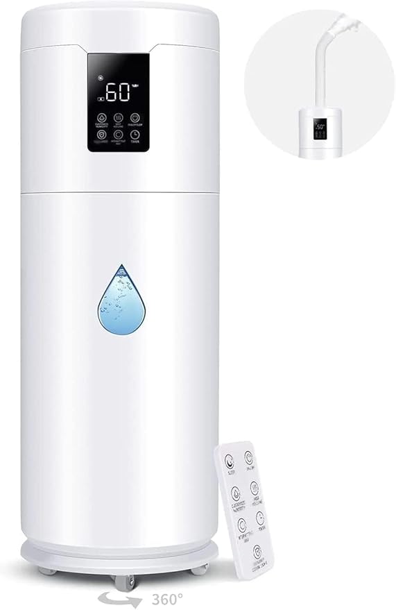Humidifiers for Large Room Home Bedroom 2000 sq.ft. 17L/4.5Gal Large Humidifier by HumidifiersLargeRoomBedroom