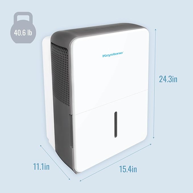 Keystone Energy Star 35-Pint Portable Dehumidifier - Image 4