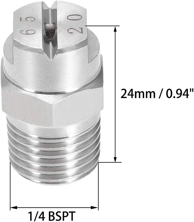 uxcell Flat Fan Spray Tip - Image 2