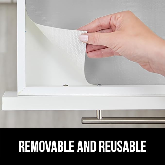 GORILLA GRIP DripGuard Shelf Liner, Non-Adhesive Drawer and Kitchen Cabinet - Image 6