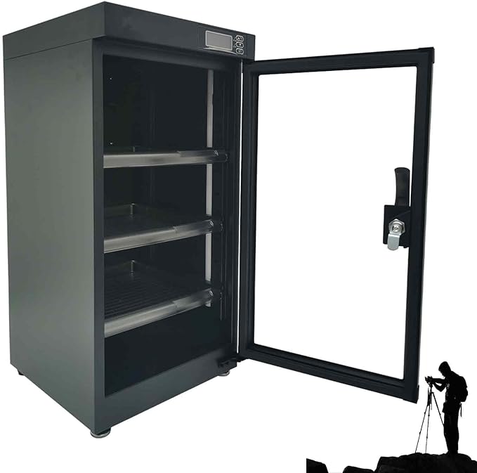 Electronic Dry Cabinet 50L, 4 Layers Camera Storage Cabinet, Digital by Unknown