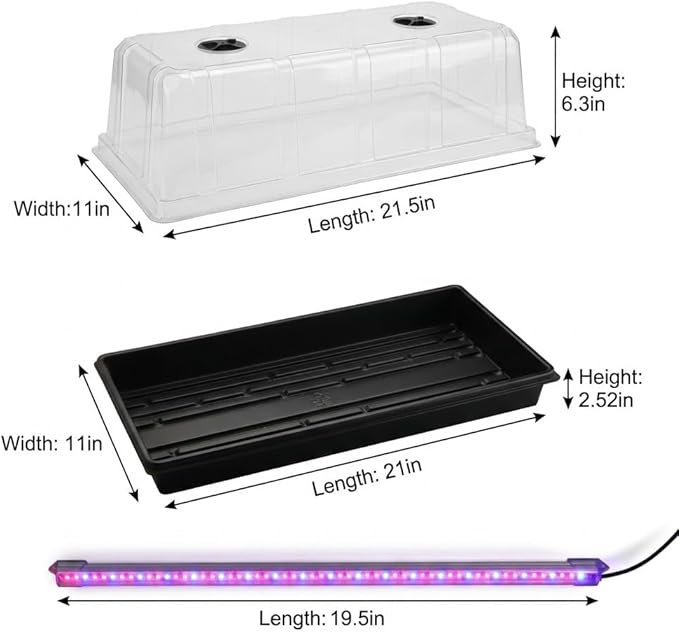 1020 Seed Tray with Grow Lights - Image 7