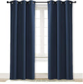 NICETOWN Curtain Blackout Drape Panel, Single Panel, 34 x 84 inch, 3 Pass by NICETOWN