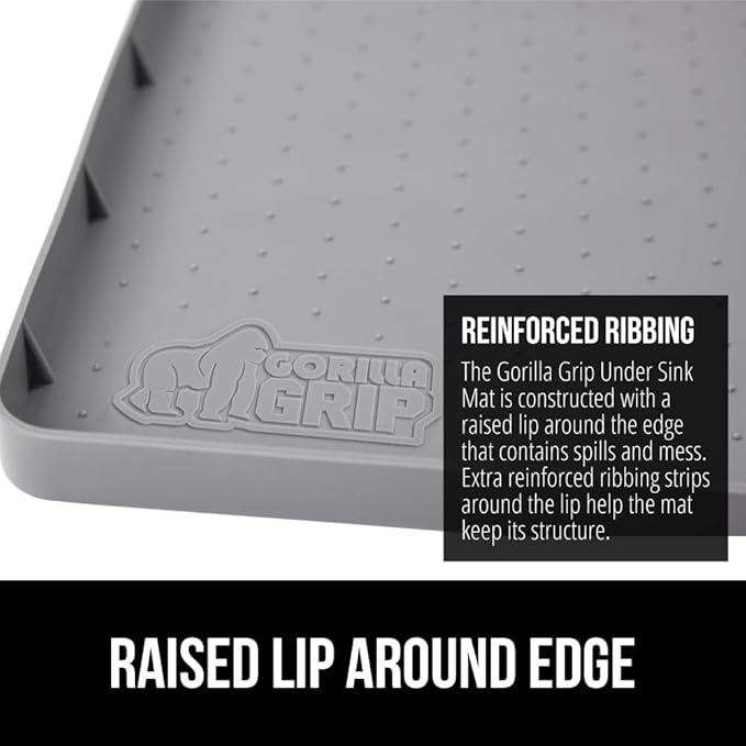 GORILLA GRIP Waterproof Silicone Under Sink Mat - Image 5