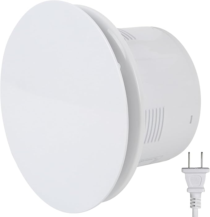 Bathroom Exhaust Fan, 6 inch Silent Ceiling and Wall Mount Ventilation Fan by Fepinc