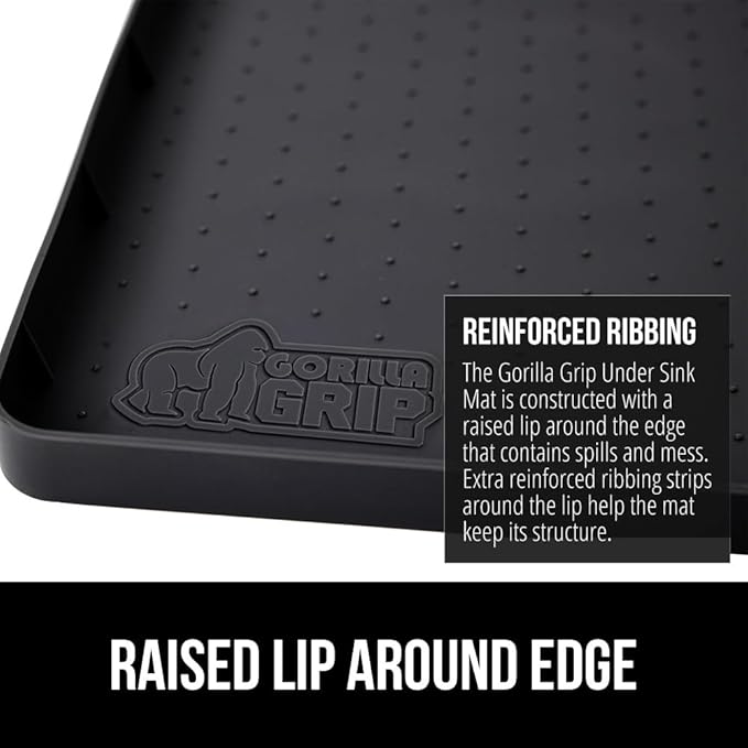 GORILLA GRIP Waterproof Silicone Under Sink Mat - Image 5