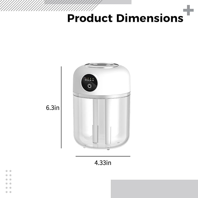 Portable Dual Nozzle Humidifier, Usb-Powered, Large Capacity - Image 5