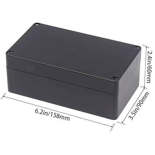 Junction Box, Zulkit Project Box IP65 Waterproof Outdoor Box ABS Plastic - Image 2