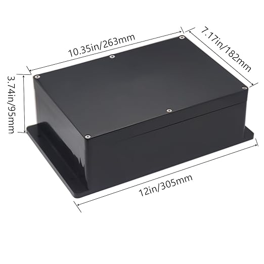 Junction Box IP65 Waterproof ABS Plastic Electrical Project Case Power Junction - Image 2