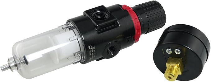 Air Pressure Regulator Mini Inline Filter Oil Water Trap Moisture Airbrush - Image 4