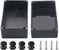 Project Box ABS Black Electrical Boxes IP67 Outdoor Waterproof box Electronic by Otdorpatio