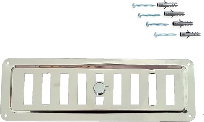 HVAC Adjustable Stainless Steel Non-Magnetic Ventilation Grille, Regulated Air by DEMLOU