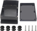Project Box ABS Black Electrical Boxes IP67 Outdoor Waterproof Junction Box by Otdorpatio
