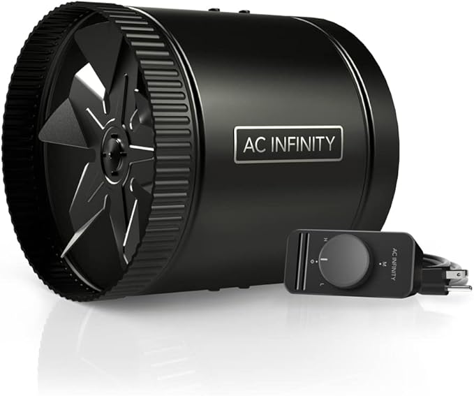 AC Infinity RAXIAL S8, Inline Booster Duct Fan 8” by ACInfinity