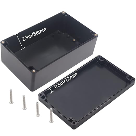 Watertight Junction Box, IP67 Waterproof Project Box Durable ABS Plastic - Image 4