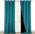 NICETOWN Full Shading Curtains for Windows, Super Heavy-Duty Black Lined by NICETOWN